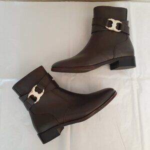 Tory Burch Brown Ankle Boots